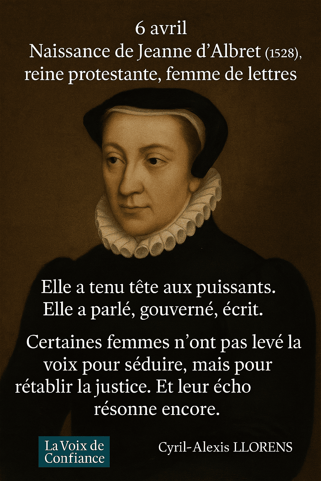 6 Avril - La Voix qui Résonne